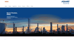 Desktop Screenshot of meinhardtindia.com